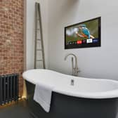 What a bathroom TV can look like. Photo: Frontline Bathrooms