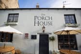 The Porch House - the oldest inn in England.