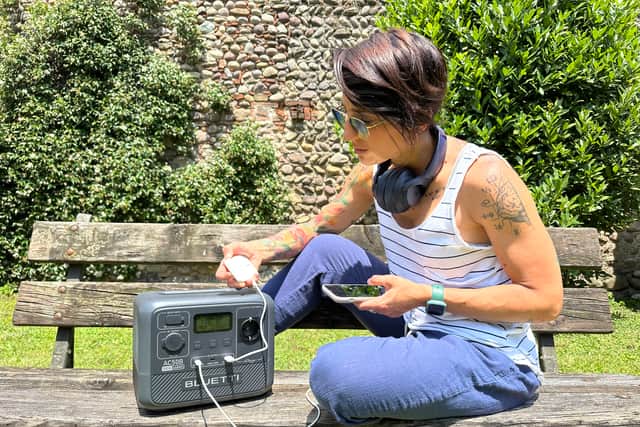 The AC50B's suite of inputs makes charging multiple devices very easy