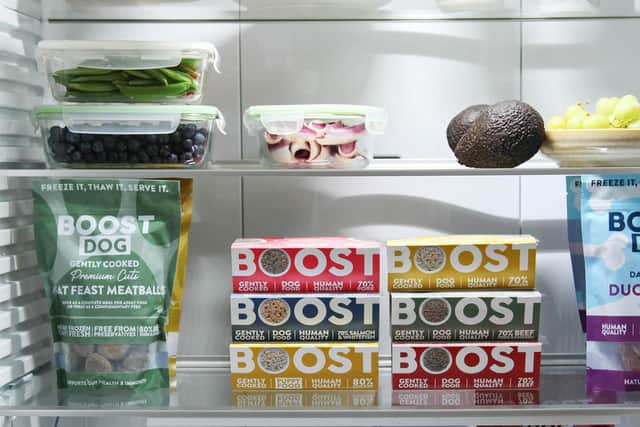 There's a huge range of flavours available from Boost, along with dog treats