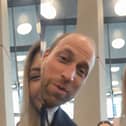 Prince William gives Ulster student ideal excuse for being late.
