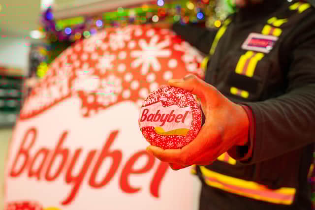 Calling all cheese fans! Babybel has gone big for Christmas (Photo: Popcorn PR)
