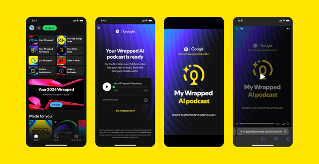 Spotify has introduced a Wrapped AI podcast for 2024. Photo: Spotify