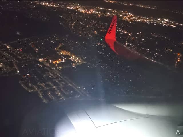 Liverpool plane aborts landing and performs go-around manoeuvre.