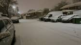 Snow falls in Basingstoke.