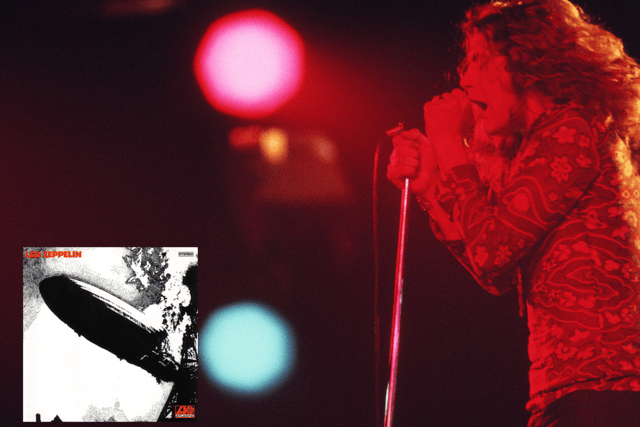 Robert Plant of Led Zeppelin - mint copies of the band's debut are said to be worth up to £7,100.