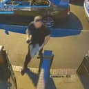 This is the moment an armed criminal's own CCTV system filmed him taking part in a gun deal before the same cameras filmed firearms officers raiding his house less than an hour later. 
