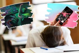 Common red flags include passing up on spending face-to-face time with friends, or secretly staying up late on phones or computers