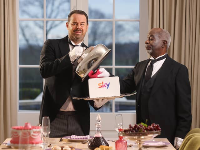 Danny Dyer marks his new role as the 'Broadband Butler'