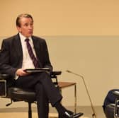 Steve Coogan as Brian Walden in Brian and Maggie
