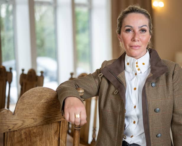 Former glamour model Lucy Kemp who has had all her fillers dissolved to go back to a more natural look. 