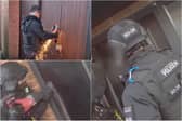 Police seized £21,000 in cash and approximately £25,000 worth of cannabis during drug raids in Blackpool and St Annes