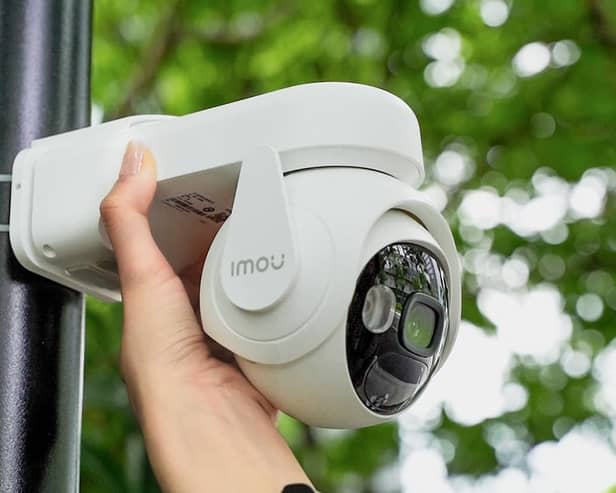 It's very easy to remove the camera from its mount for recharging - not that you'll have to do that very often