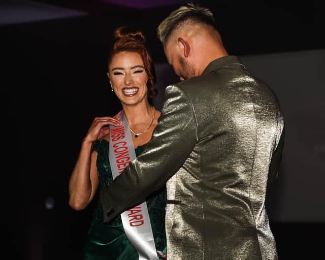 Dog groomer, Victoria Quinlan, 27, went on to win the Miss Manchester title