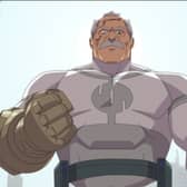 Still from Invincible season three finale