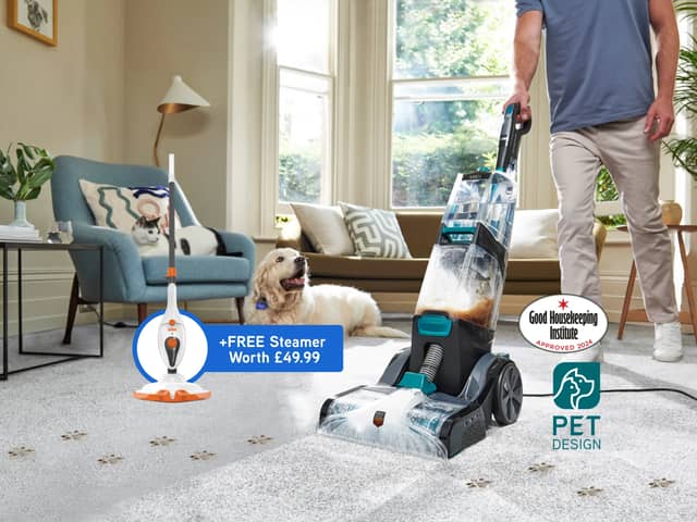  I thought my carpet was clean until I used the VAX Platinum SmartWash Pet-Design Carpet Cleaner - now on sale