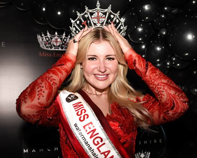 Miss England 2024 Milla Magee went Make-up free when she judged the Miss Manchester pageant