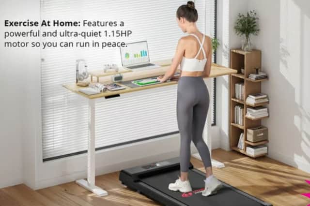Rattix Shock-Absorbing Electric Under Desk Treadmill  £139 rrp £599.99 (save £460.99 - 77%)