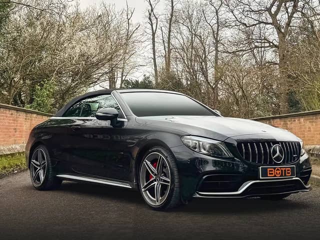 The AMG 63S Convertible is a gorgeous car from any angle