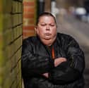 Britain's first female “bouncer” Delia El-Hosayny from Derbyshire.
