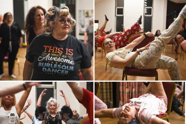 Chair burlesque dancers hold midnight burlesque-athon in their pyjamas