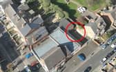 Man tries to flee drugs factory.