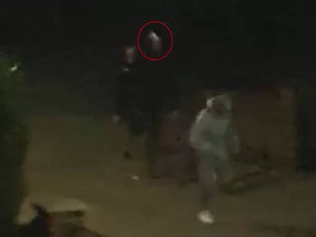 Video shows moment murder victim runs away from scene.