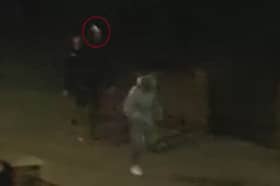 Video shows moment murder victim runs away from scene.
