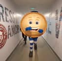 Crusty the Pie football mascot