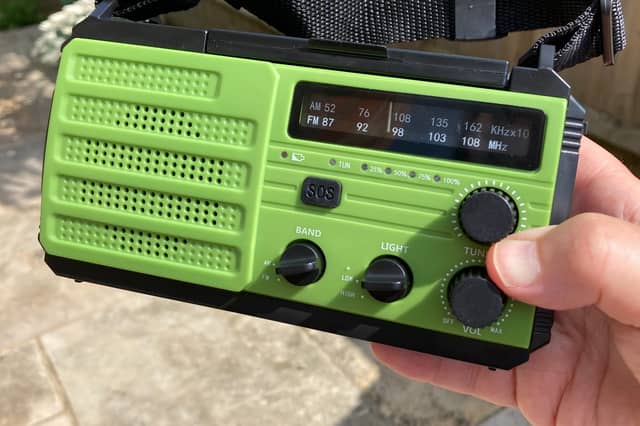 Workhorse: the Ryichi wind-up radio is compact but could be a lifesaver