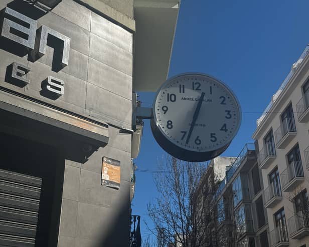 This clock eerily stopped at the time of the blackout - 12.33pm