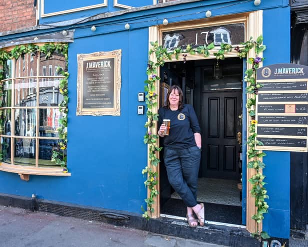 J Maverick & Co, in Upton-upon-Severn, run by Hazel and Andrew Smith, is one of the smallest pubs in the Midlands.