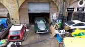 A green 1972 Mustang