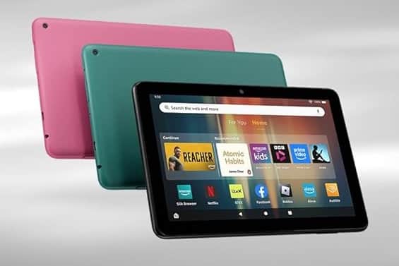 The Amazon Fire HD 8 tablet offers 13 hours of battery life, more RAM, and supports apps like Netflix, Kindle and Disney+.
