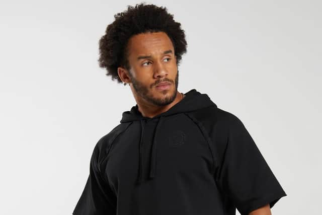 Legacy Short Sleeve Crop Hoodie