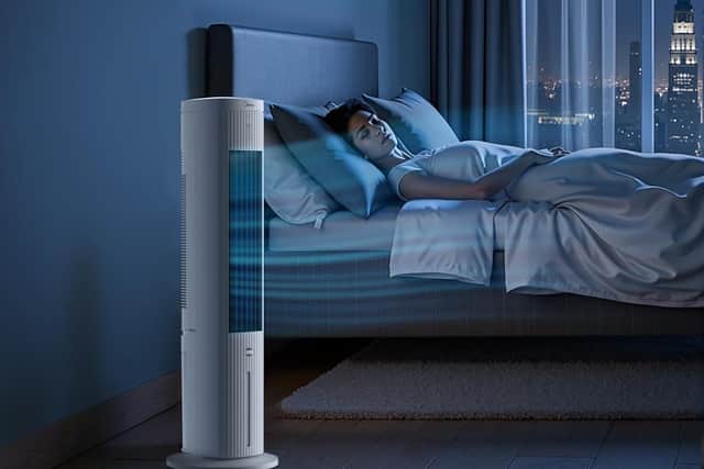 It has a quiet mode and a sleep timer, which is perfect for a comfortable bedtime