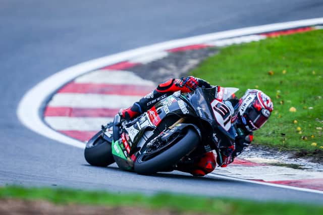 Leon Haslam on the final day of the 2026 BSB season at Brands Hatch