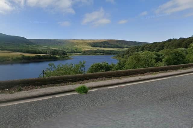 The A628 near Torside reservoir has re-opened after a crash