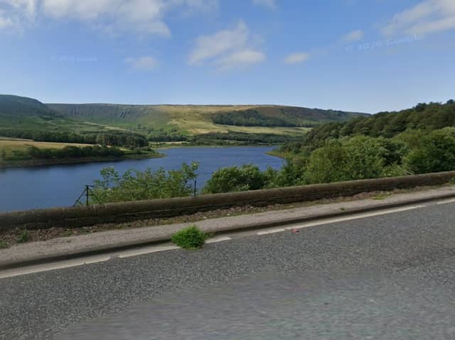 The A628 near Torside reservoir has re-opened after a crash