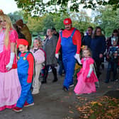 More than 600 children and their parents took part in the sponsored walk for Ashgate Hospice