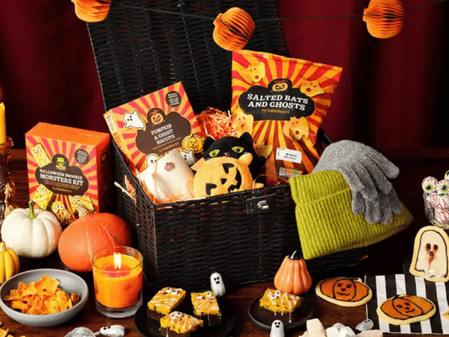 I’m making a Halloween boo basket this year and Sainsbury’s has everything I need 