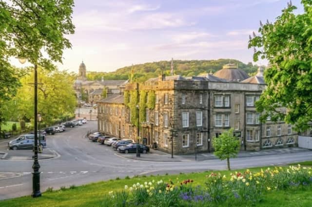 Save up to 42% on a mini-break for two people with two-course dinner, wine and breakfast at The Old Hall Hotel in Buxton.