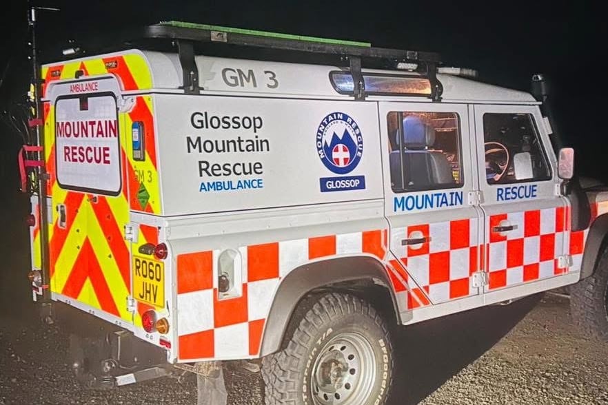 Walker rescued after considerable fall in Peak District