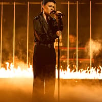 First-look photos of High Peak teenager Frank Raven in the final of The Voice UK