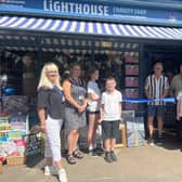 Official Opening of new Valley CiDS Lighthouse Charity Shop in Chapel-en-le-Frith.