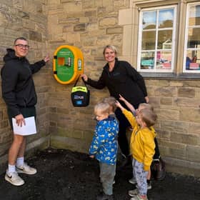 Callen Deighan and Anna Portman of New Mills Nursery School. 