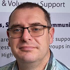 Ross Burnage, chief executive of High Peak Community and Voluntary Support (CVS)