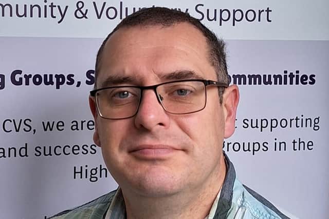 Ross Burnage, chief executive of High Peak Community and Voluntary Support (CVS)