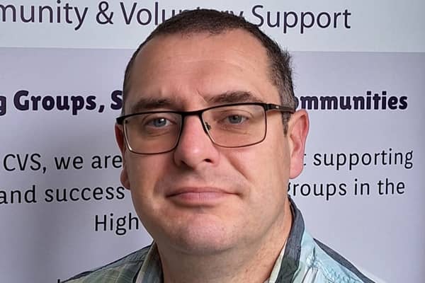 Ross Burnage, chief executive of High Peak Community and Voluntary Support (CVS)