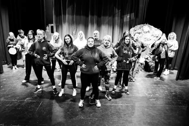 Cast in rehearsals
